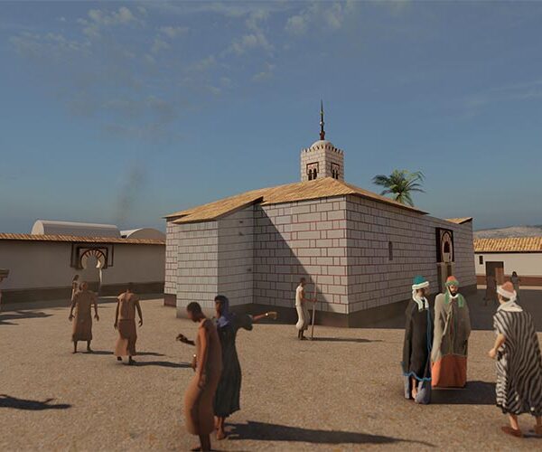 Recreación arrabales occidentales mezquita y baños